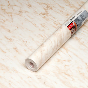 Beige Carrara Vinyl 900mm, Self-Adhesive