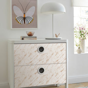 Beige Carrara Vinyl 675mm, Self-Adhesive