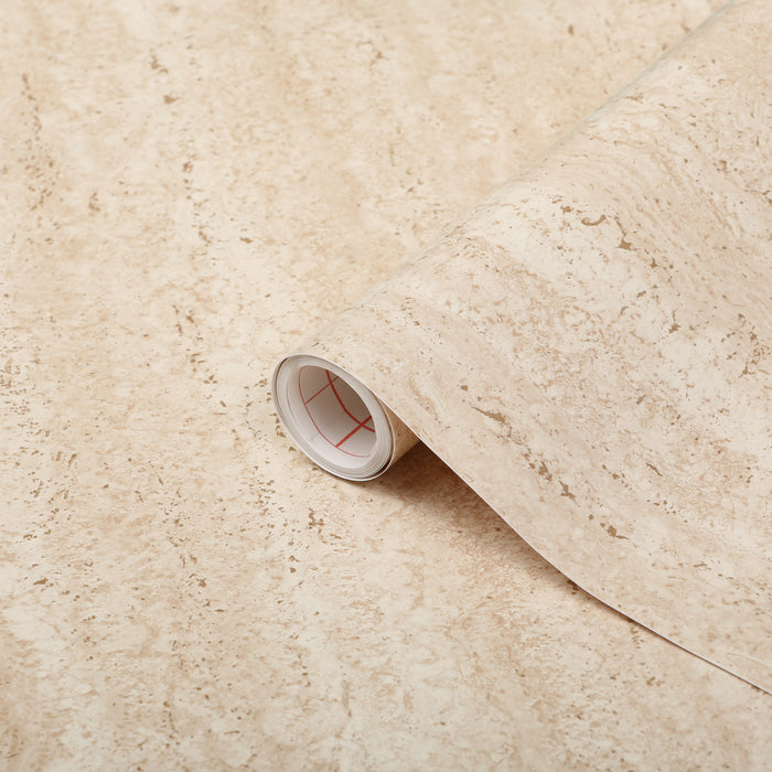 Beige Fontana Vinyl (450mm/2m, Self-Adhesive)