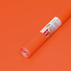 Gloss Orange Vinyl 450mm, Self-Adhesive