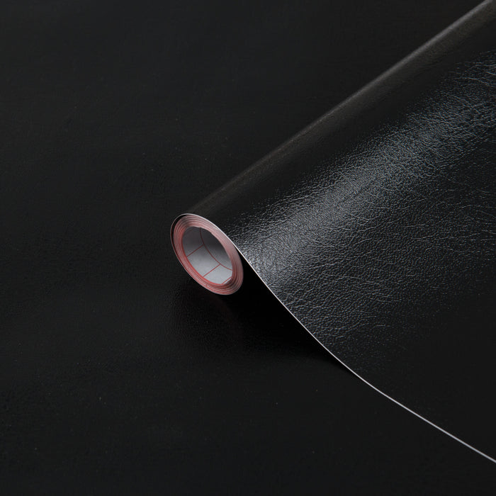 Black Leather (450mm, Self-Adhesive)