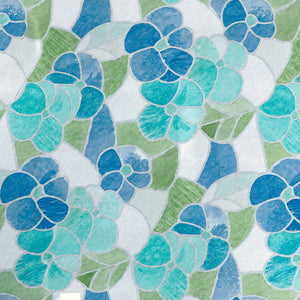 Lisboa Blue Transparent Vinyl 450mm, Self-Adhesive