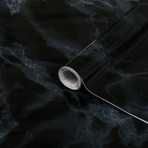 Black Marmi Vinyl 450mm/2m, Self-Adhesive