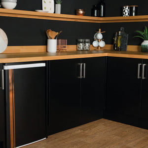 Matt Black Vinyl 450mm, Self-Adhesive