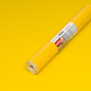 Matt Yellow Vinyl 450mm, Self-Adhesive