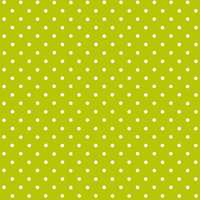 Green Polka Dot Vinyl (450mm/2m, Self-Adhesive)