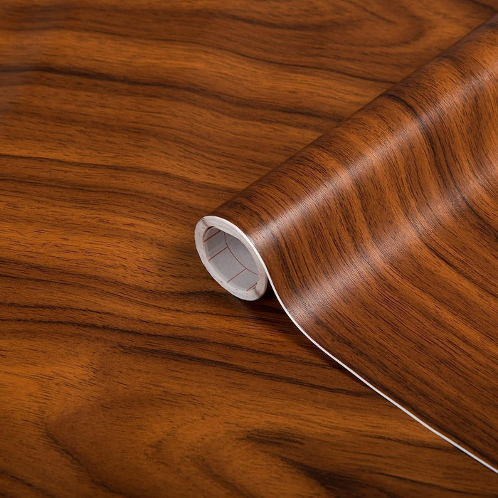 Golden Walnut Vinyl (900mm, Self-Adhesive)
