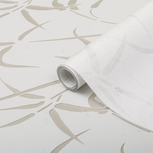 Bamboo Transparent Window Vinyl 450mm/1.5m, Static