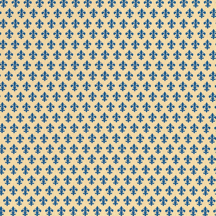 Blue Fleur de Lys Vinyl (450mm, Self-Adhesive)