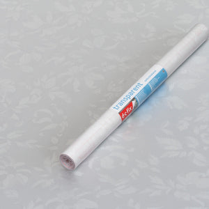 Damask Transparent Vinyl 450mm, Self-Adhesive