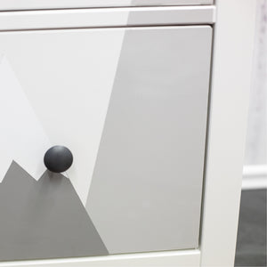 Gloss Light Grey 450mm, Self-Adhesive