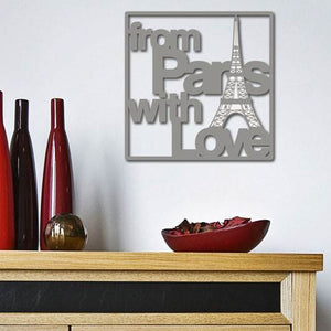 paris 3d foam wall sticker