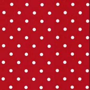 red polka dot vinyl