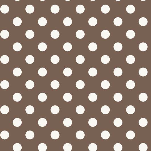 Polka Taupe Fleece Table Cover (1.3/1.6m)