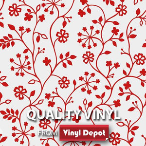 Red Tord Transparent Window Vinyl 900mm/1.5m, Static