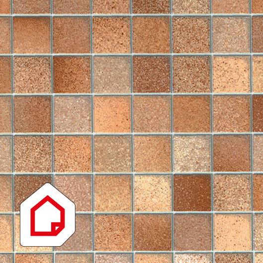 Toscana Brown Tile Vinyl (450mm, Self-Adhesive)