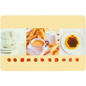 Beige Coffee Style Placemat Set of 2 30/45cm
