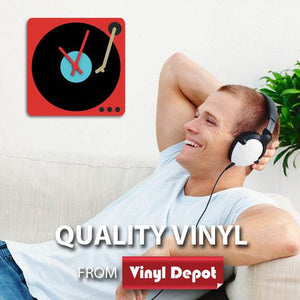 Music Clock 3D Foam Wall Stickers 34.3/30.3cm