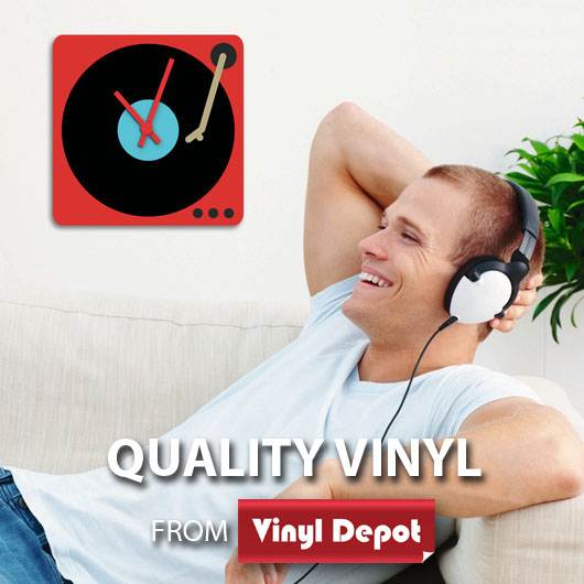 Music Clock 3D Foam Wall Stickers (34.3/30.3cm)