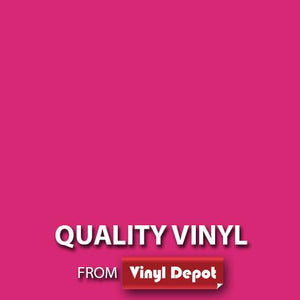 Fluorescent pink gloss self adhesive signmaking vinyl 