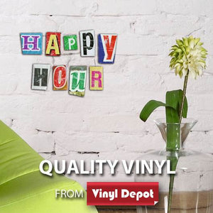 Happy Hour 3D Foam Wall Stickers 34.5/15.3cm