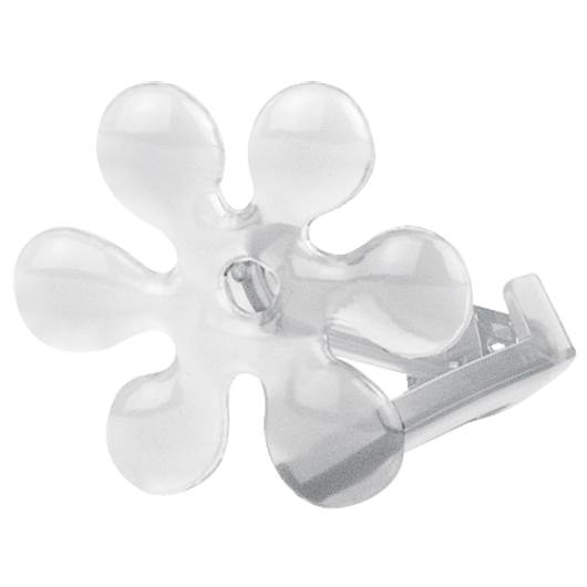 Clear Flower Tablecloth Weights Set of 4
