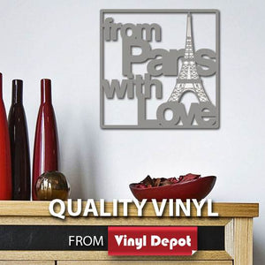 Paris 3D Foam Wall Stickers 34.3/30.3cm