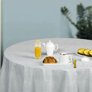 Fiona White Fleece Table Cover 1.1/1.4m