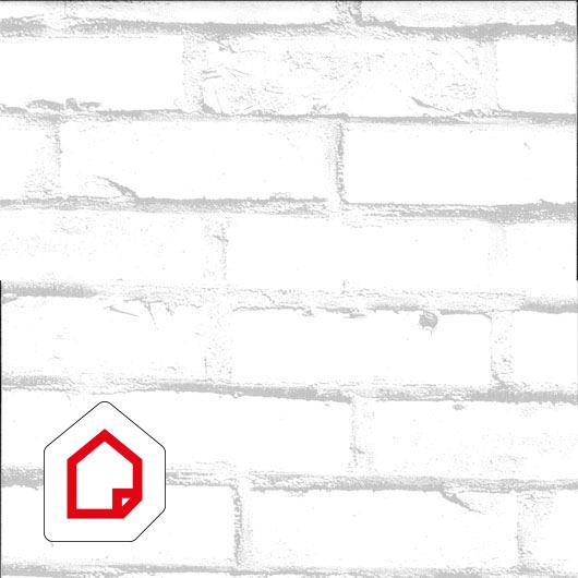 White Brick Vinyl (450mm, Self-Adhesive)