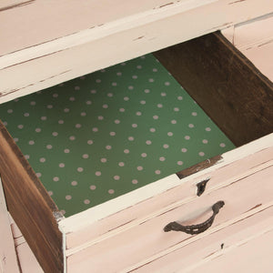 Mint Polka Dot Vinyl 450mm/2m, Self-Adhesive