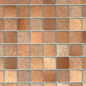 Toscana Brown Tile Vinyl 450mm, Self-Adhesive