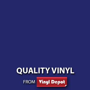 Gloss Sapphire Blue Signmaking Vinyl 610mm, Self-Adhesive, Avery