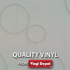 Pearl Grey Circle Placemat Set of 2 45/30cm