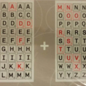 Alphabet Letters 3D Foam Wall Sticker 60.5/30.3cm