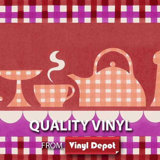 Red Cuisine Style Placemat Set of 2 (45/30cm)