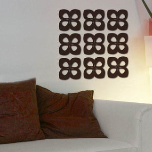 Retro 3D Foam Wall Stickers 34.3/30.3cm