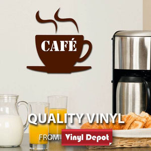 Café 3D Foam Wall Stickers 34.3/30.3cm