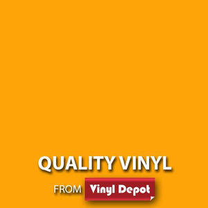 light orange gloss self adhesive signmaking vinyl 