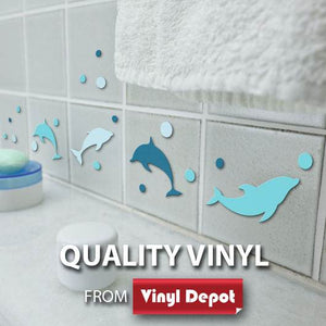 Dolphin 3D Foam Wall Sticker 23.7/15.3cm