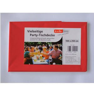 Red Party Table Cover 1/2.5m
