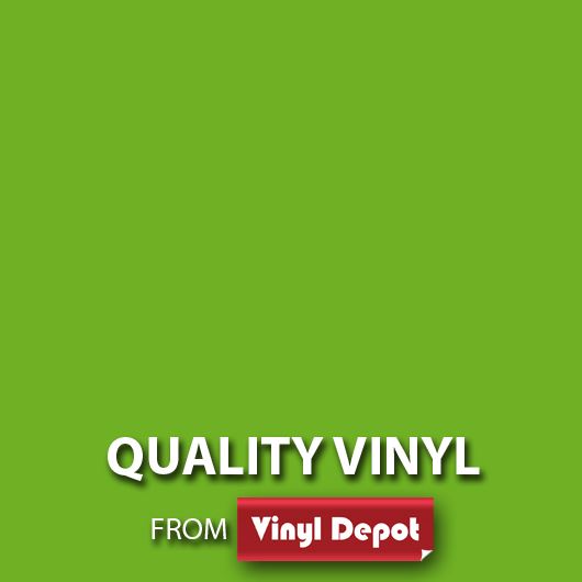 Matt Lemon Green Vinyl (450mm, Self-Adhesive)