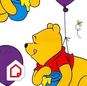 Winnie The Pooh Transparent Window Vinyl 450mm, Static
